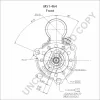 Превью - MS1-464 PRESTOLITE ELECTRIC Стартер (фото 2)