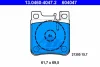 Превью - 13.0460-4047.2 ATE Комплект тормозных колодок, дисковый тормоз (фото 3)