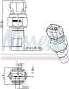 207049 NISSENS Датчик, температура охлаждающей жидкости