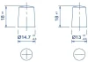 Превью - B24JX 45 FIAMM Стартерная аккумуляторная батарея (фото 2)