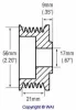Превью - 24-1255-3 WAIGLOBAL Ременный шкив, генератор (фото 2)