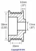 Превью - 24-2258 WAIGLOBAL Ременный шкив, генератор (фото 2)