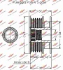 Превью - 03.80346 AUTOKIT Механизм свободного хода генератора (фото 2)