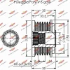 Превью - 03.80354 AUTOKIT Механизм свободного хода генератора (фото 2)