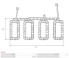 Превью - SF1002 AS-PL Обмотка возбуждения, стартер (фото 2)