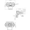 Превью - 182061 HC-CARGO Датчик, давление во впускной трубе (фото 3)
