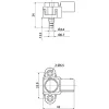 Превью - 182126 HC-CARGO Датчик, давление во впускной трубе (фото 3)
