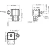 Превью - 182137 HC-CARGO Датчик, давление во впускной трубе (фото 3)