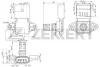 SE-1038 ZEKKERT Датчик, давление во впускной трубе