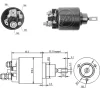 ZM 2-571 ZM Тяговое реле, стартер