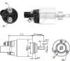 ZM 381 ZM Тяговое реле, стартер