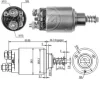 ZM 539 ZM Тяговое реле, стартер