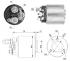 ZM 590 ZM Тяговое реле, стартер