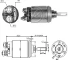 ZM 742 ZM Тяговое реле, стартер