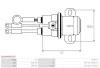 Превью - SS0184(BOSCH) AS-PL Тяговое реле, стартер (фото 4)