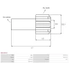 Превью - SDK1011P AS-PL Привод с механизмом свободного хода, стартер (фото 5)