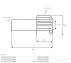 Превью - SDK6002 AS-PL Привод с механизмом свободного хода, стартер (фото 4)