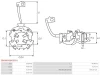 Превью - SBH0014(BOSCH) AS-PL Кронштейн, угольная щетка (фото 2)