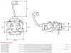 Превью - SBH0041(BOSCH) AS-PL Кронштейн, угольная щетка (фото 2)