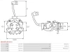 Превью - SBH0051(BOSCH) AS-PL Кронштейн, угольная щетка (фото 2)