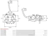 Превью - SBH0128(BOSCH) AS-PL Кронштейн, угольная щетка (фото 2)