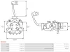 Превью - SBH9001 AS-PL Кронштейн, угольная щетка (фото 2)