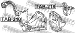 Thumbnail - TAB-210 FEBEST Опора, дифференциал (фото 2)