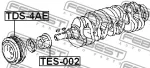 Thumbnail - TES-002 FEBEST Шестерня, коленчатый вал (фото 2)