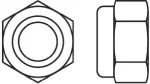 Thumbnail - SMZ1-50734-10 STARFIX Гайка со стопорным кольцом М6 цинк класс прочности 5.8 DIN 985 10 штук (фото 2)