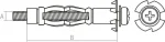 Thumbnail - SMP-61899-1 STARFIX Дюбель металлический для пустотелых конструкций 4х59 мм (фото 3)