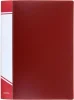 Thumbnail - NP1475R INФОРМАТ Папка с прижимами А4 1 прижим красный пластик 750 мкм карман (фото 1)