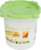 Thumbnail - ИК54938000 BEROSSI Контейнер пластиковый для пищевых продуктов круглый Good Day 0,8 л салатный (фото 1)