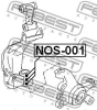 Thumbnail - NOS-001 FEBEST Ремкомплект, поворотный кулак (фото 2)