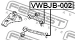 Thumbnail - VWBJB-002 FEBEST ремонтный комплект, несущие / направляющие шарниры (фото 2)