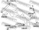 Thumbnail - TSB-050 FEBEST Подвеска, рычаг независимой подвески колеса (фото 2)