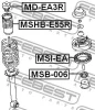 Thumbnail - MSB-006 FEBEST Дистанционная труба, амортизатор (фото 2)
