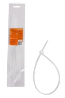 Стяжки (хомуты) кабельные 3,6*300 мм, пластиковые, белые, 10 шт. Airline ACT-N-09