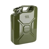 Канистра металлическая, 10 литров, 0.7 мм, 390 х 280 х 135 мм, для ГСМ ИК 8-ПОИСК KC-10