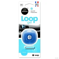 A63114 AROMA CAR Ароматизатор LOOP GEL AQUA, гелевый