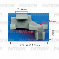 P37-0486 PATRON Держатель пластмассовый Тяги дверной ручки CHRYSLER