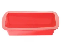 Форма для выпечки силиконовая прямоугольная 27х13,5х6 см красная PERFECTO LINEA 20-000215