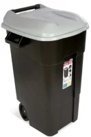 Контейнер для мусора пластиковый 120 л черный TAYG 422003