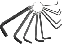 Набор ключей шестигранных 1,5-10 мм 10 предметов коротких ВОЛАТ 11005-10