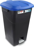 Контейнер для мусора пластиковый с педалью 60 л черный TAYG 431029