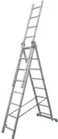 Лестница трехсекционная алюминиевая 474 см 9,9 кг STARTUL Pro PROSTARTUL ST9944-08