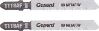 Пилка для лобзика T118AF 2 штуки по металлу GEPARD GP0615-18