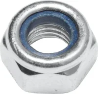 Гайка со стопорным кольцом М6 цинк класс прочности 5.8 DIN 985 10 штук STARFIX SMZ1-50734-10