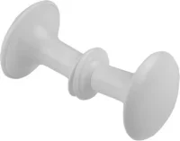Ручка-кнопка пластмассовая белый STARFIX SMP-50653-1