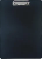 Папка-планшет А4 пластик черный с зажимом INФОРМАТ NM3012