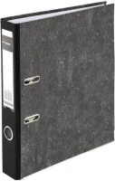 Папка-регистратор 55 мм мрамор собранный черный INФОРМАТ KP9050